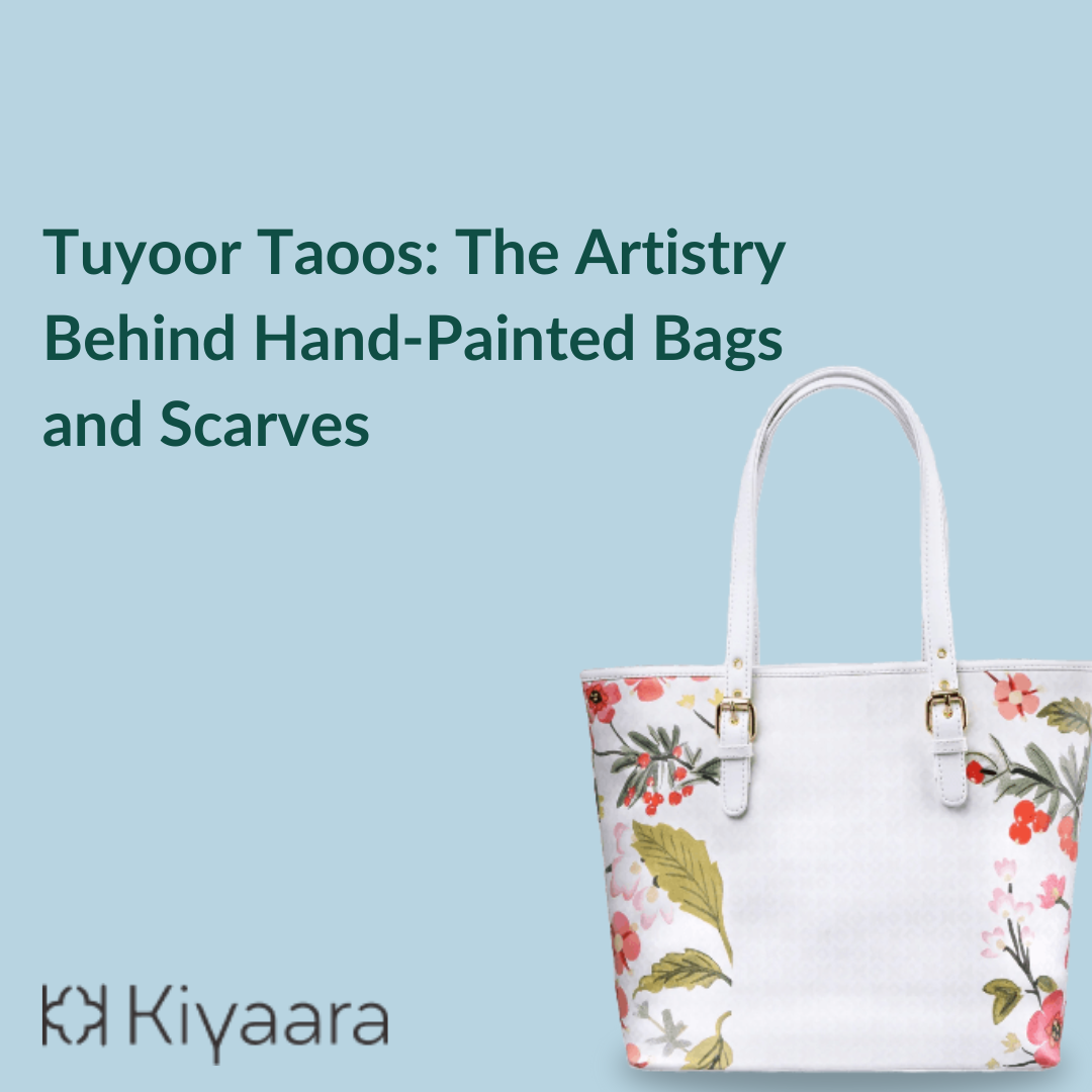 Tuyoor Taoos: The Artistry Behind Hand-Painted Bags and Scarves - House of Kiyaara