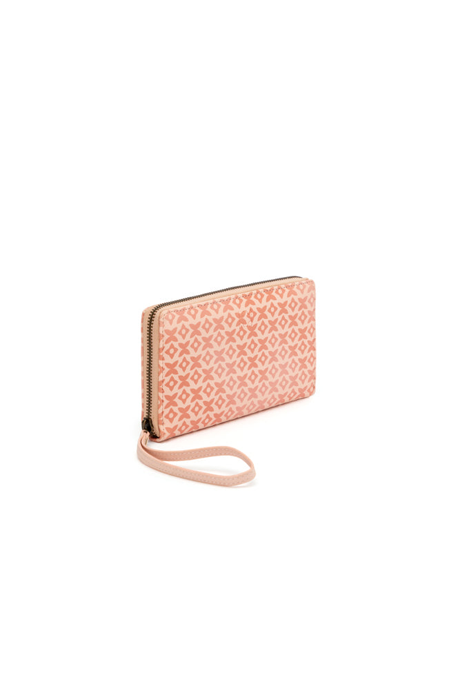 Floral Mirage Zipper Wallet