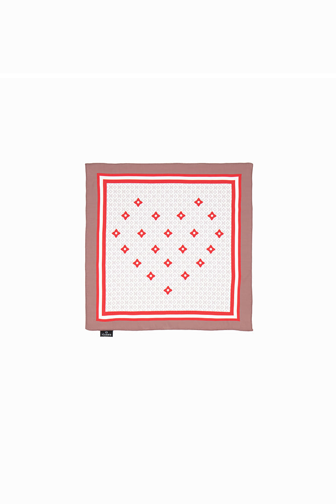 Petal Heart Scarf (18" x18")