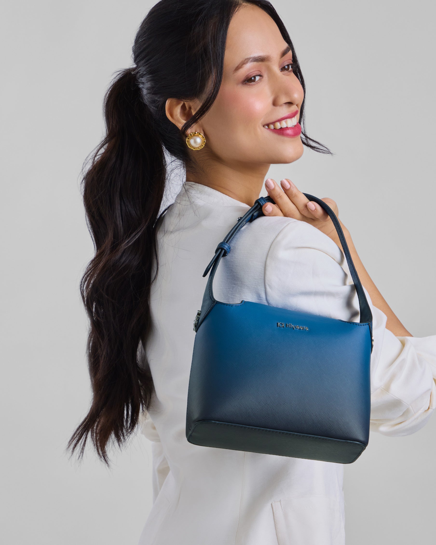 Auralis Handbag Deep Sea Blue