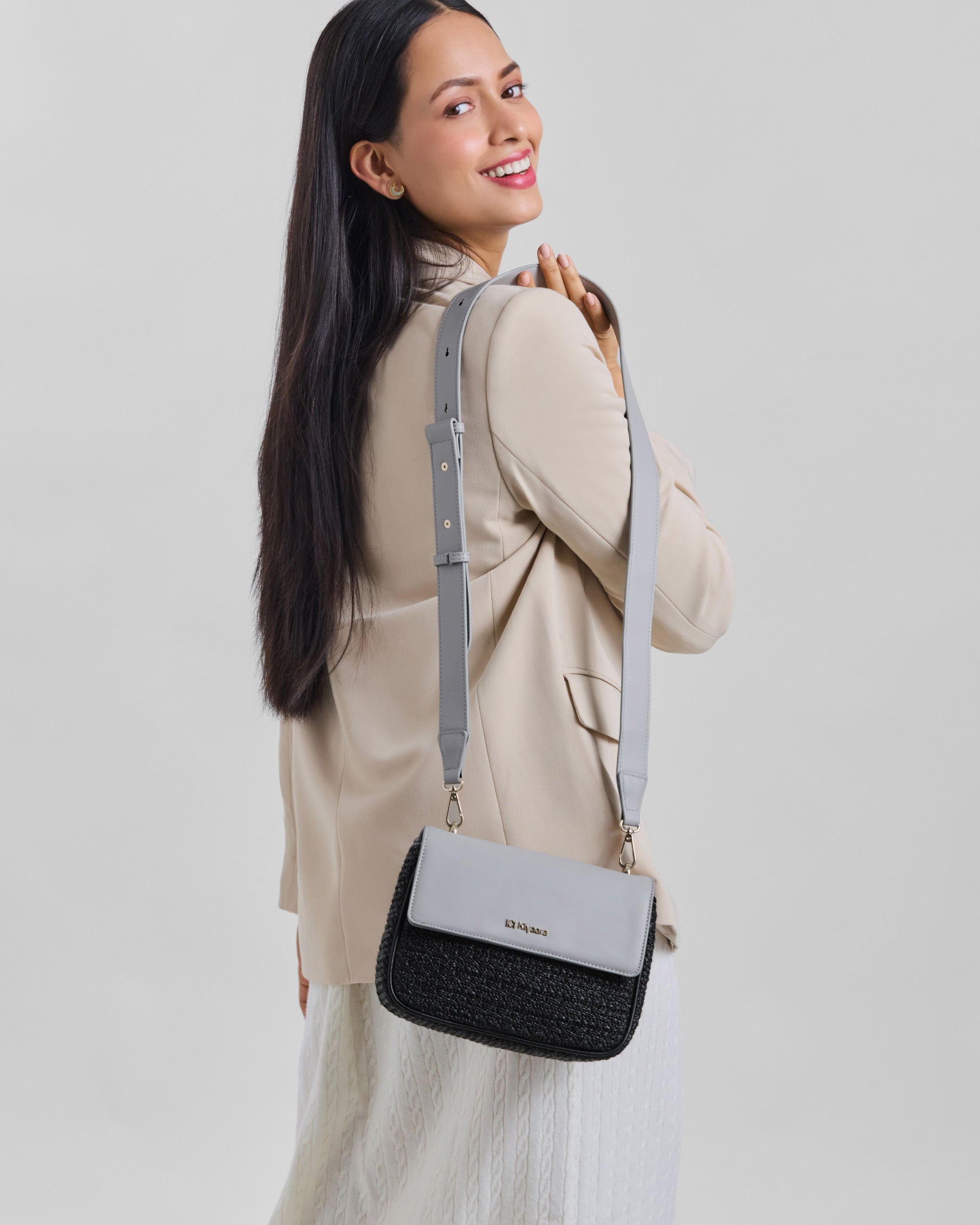 Fable Sling Crossbody Bag Black