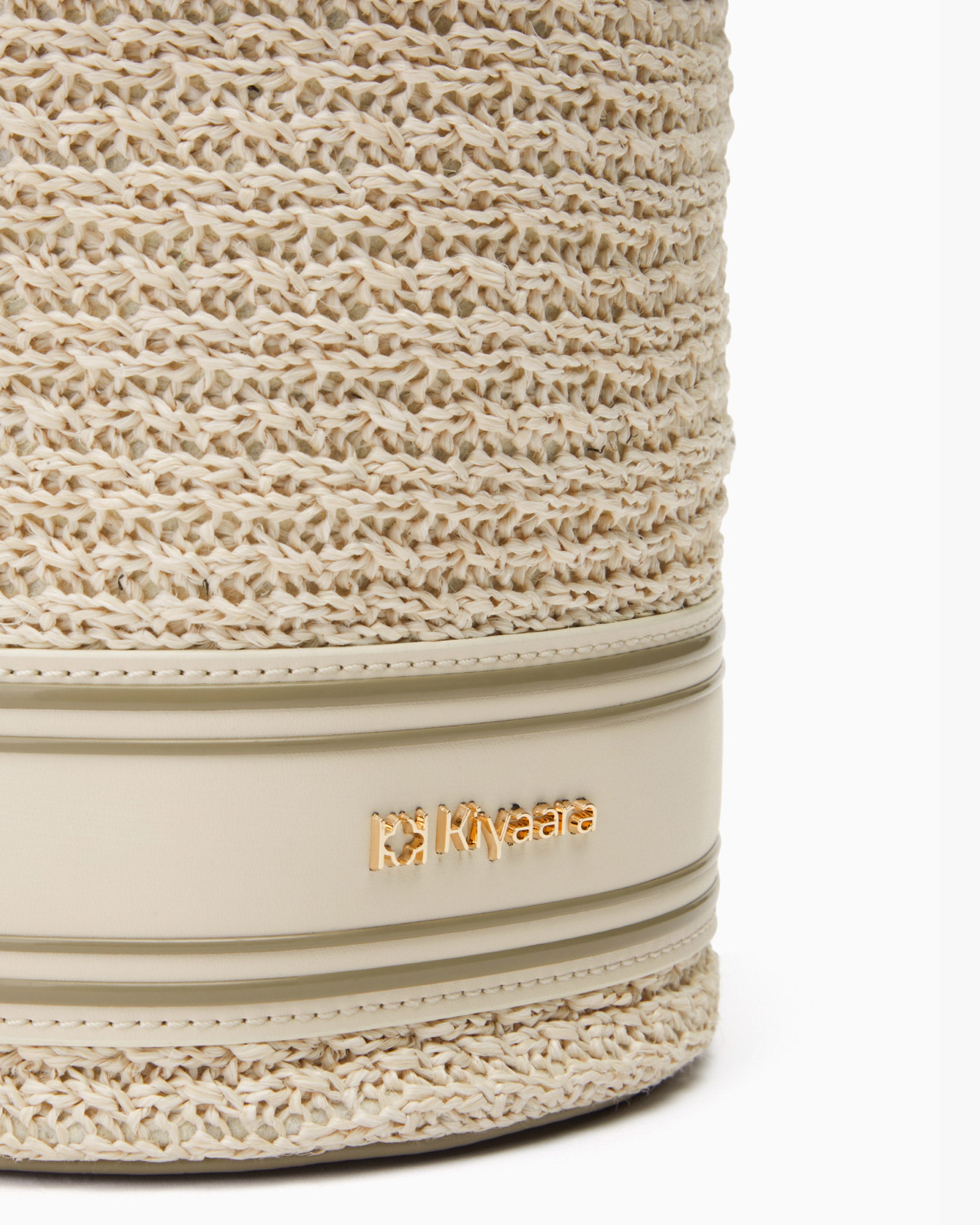 Knotty Bucket Bag Beige