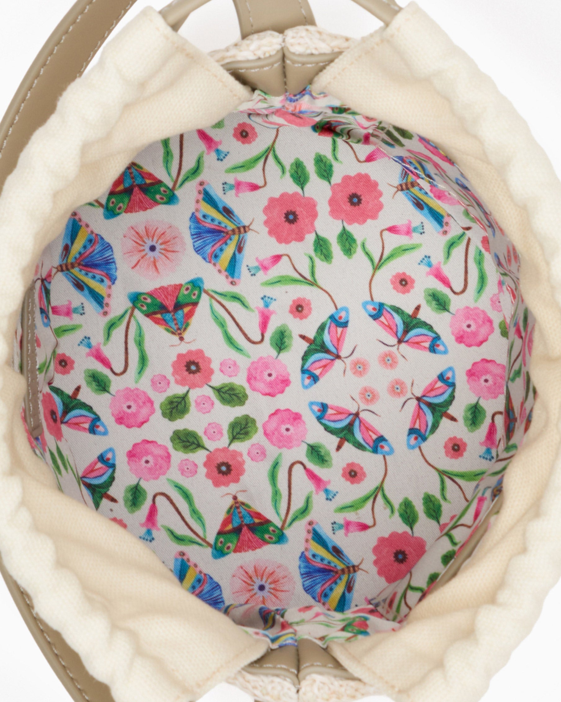 Knotty Bucket Bag Beige