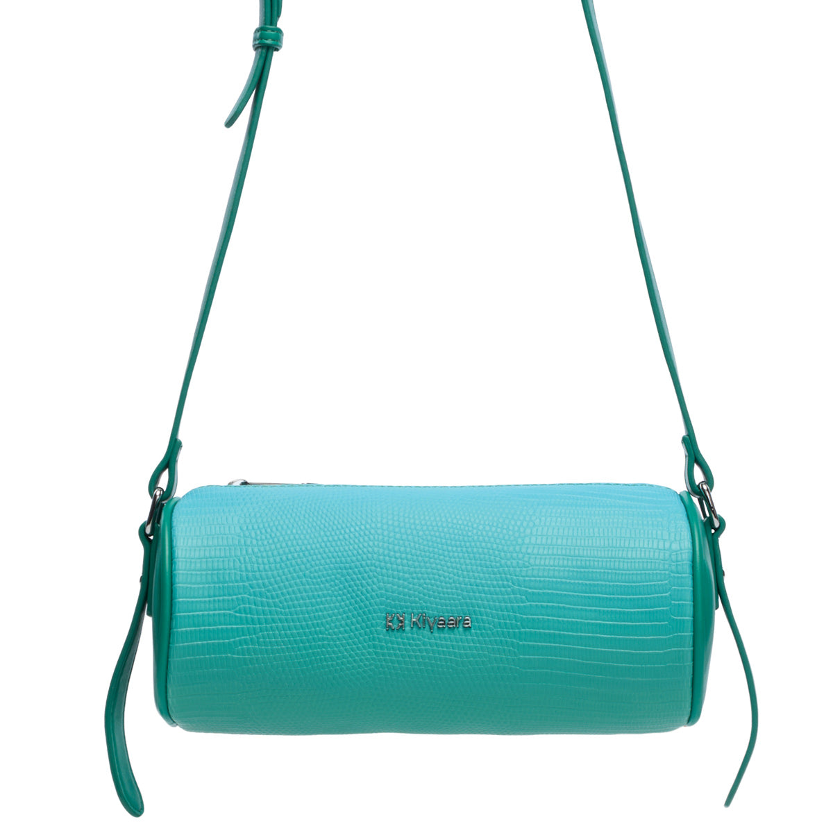 Luner Cylindrical Crossbody Bag Green Ombre
