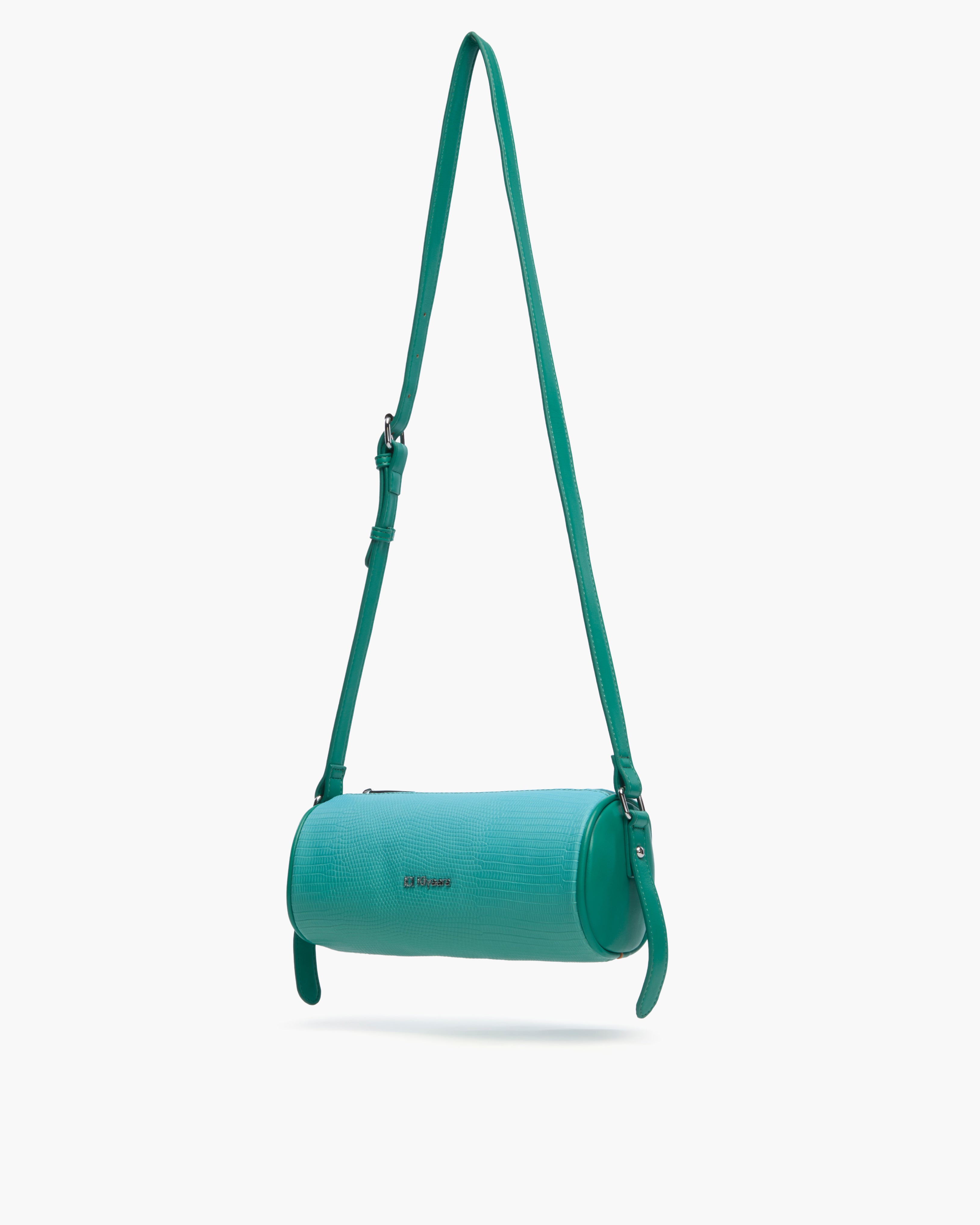 Luner Cylindrical Crossbody Bag Green Ombre