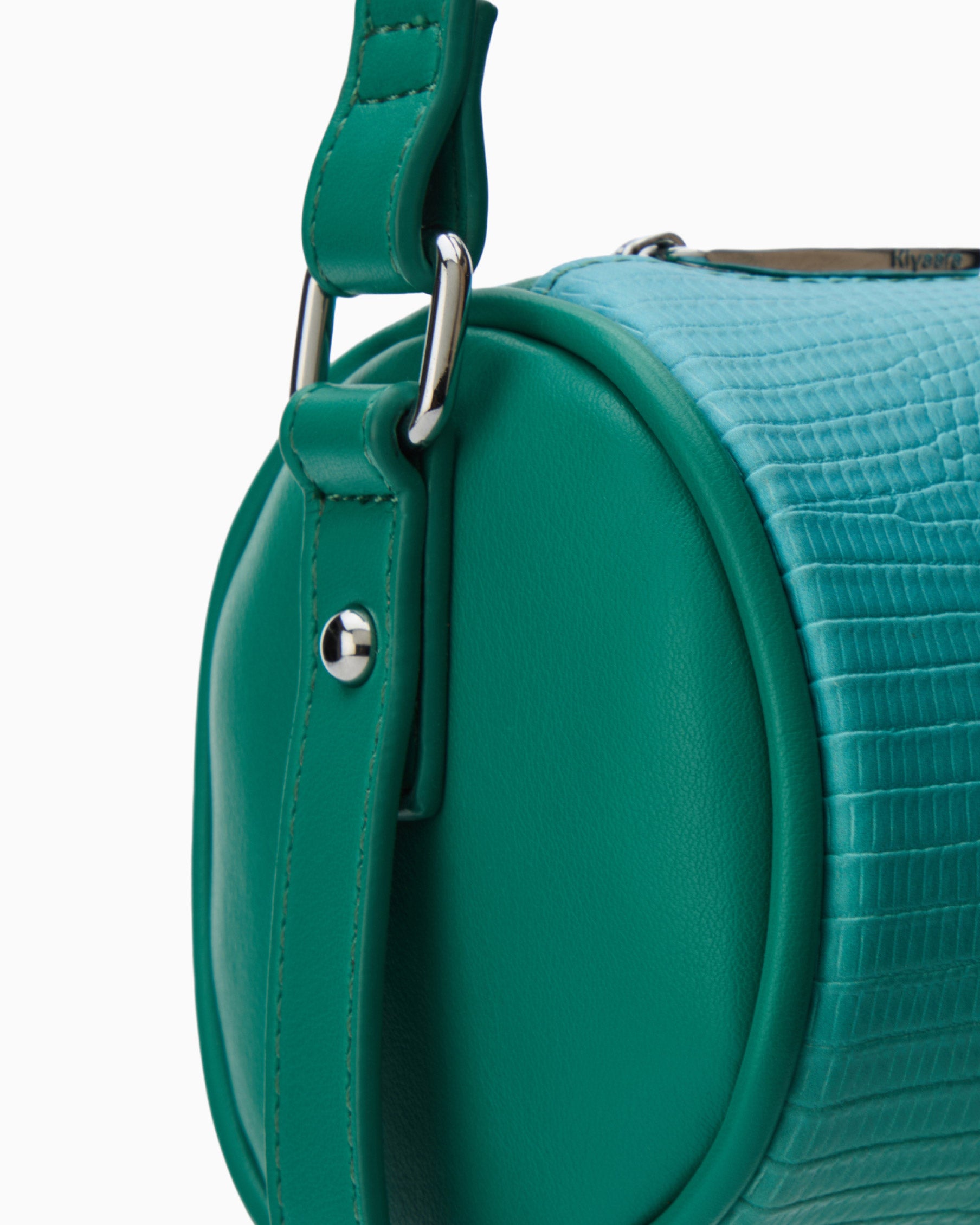 Luner Cylindrical Crossbody Bag Green Ombre