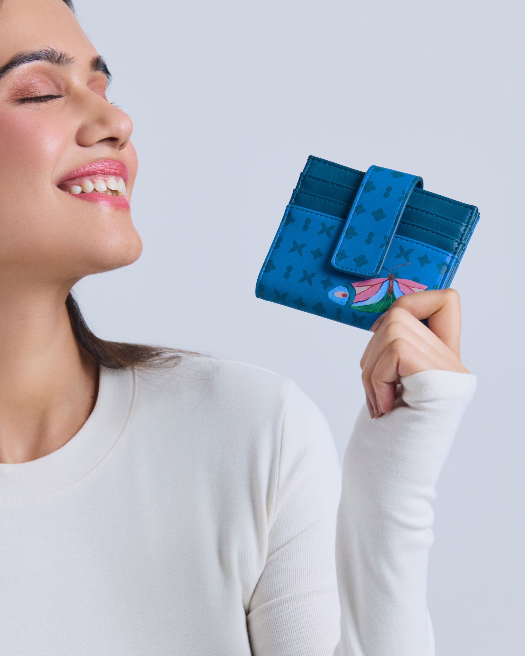 Milly Card Holder Midnight Blue