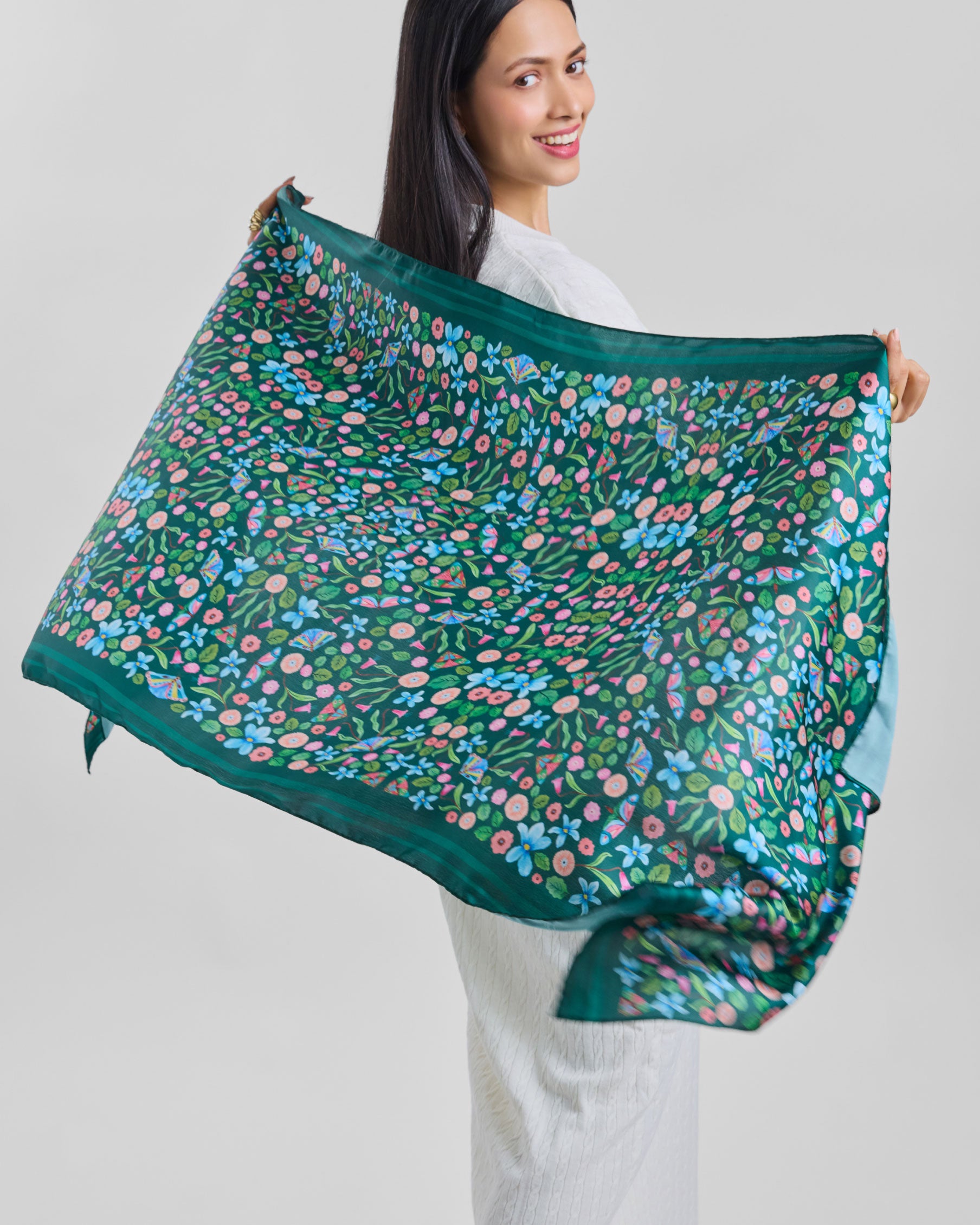 Meadow Stole Forest Green