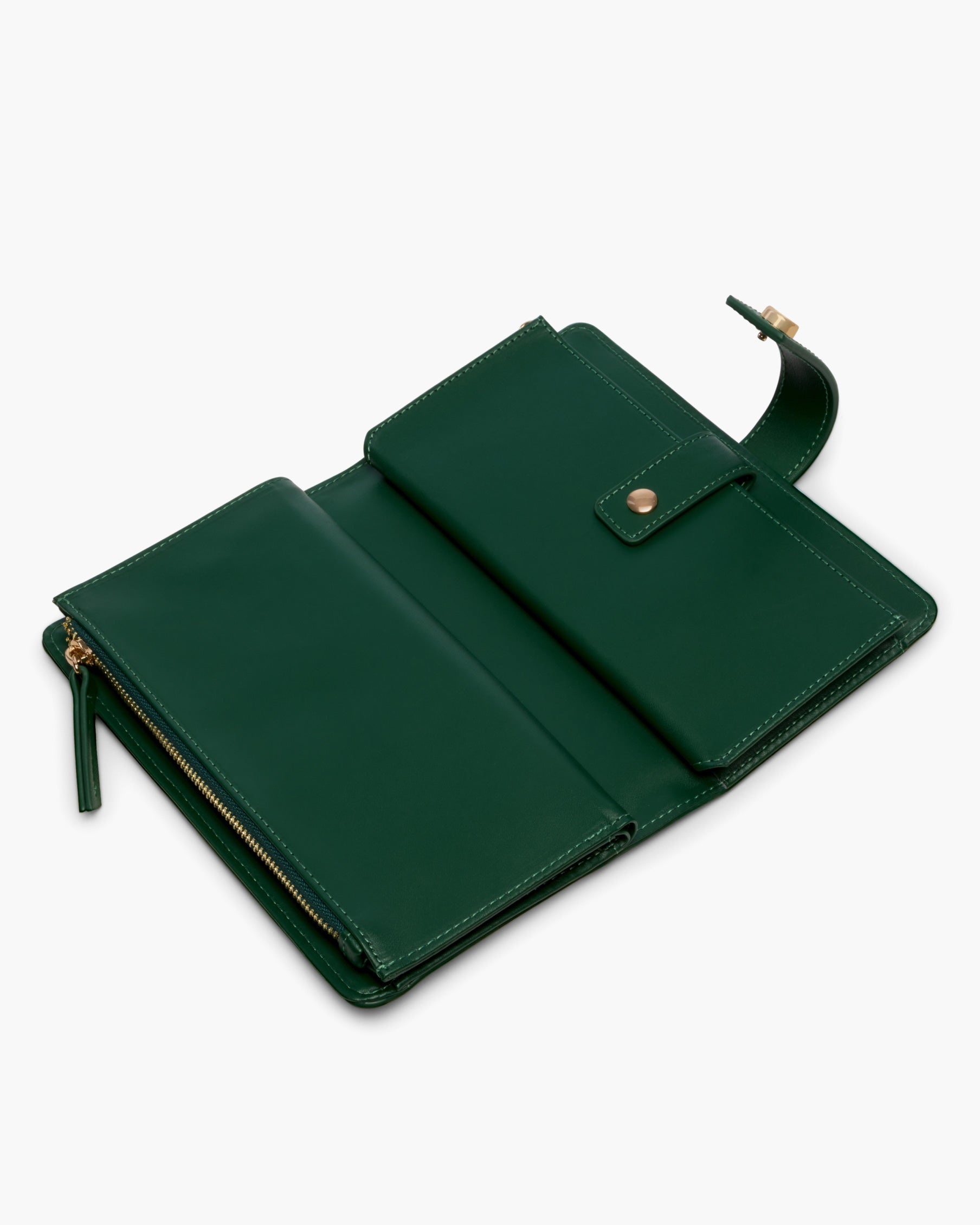 Pixi Zipper Wallet Forest Green