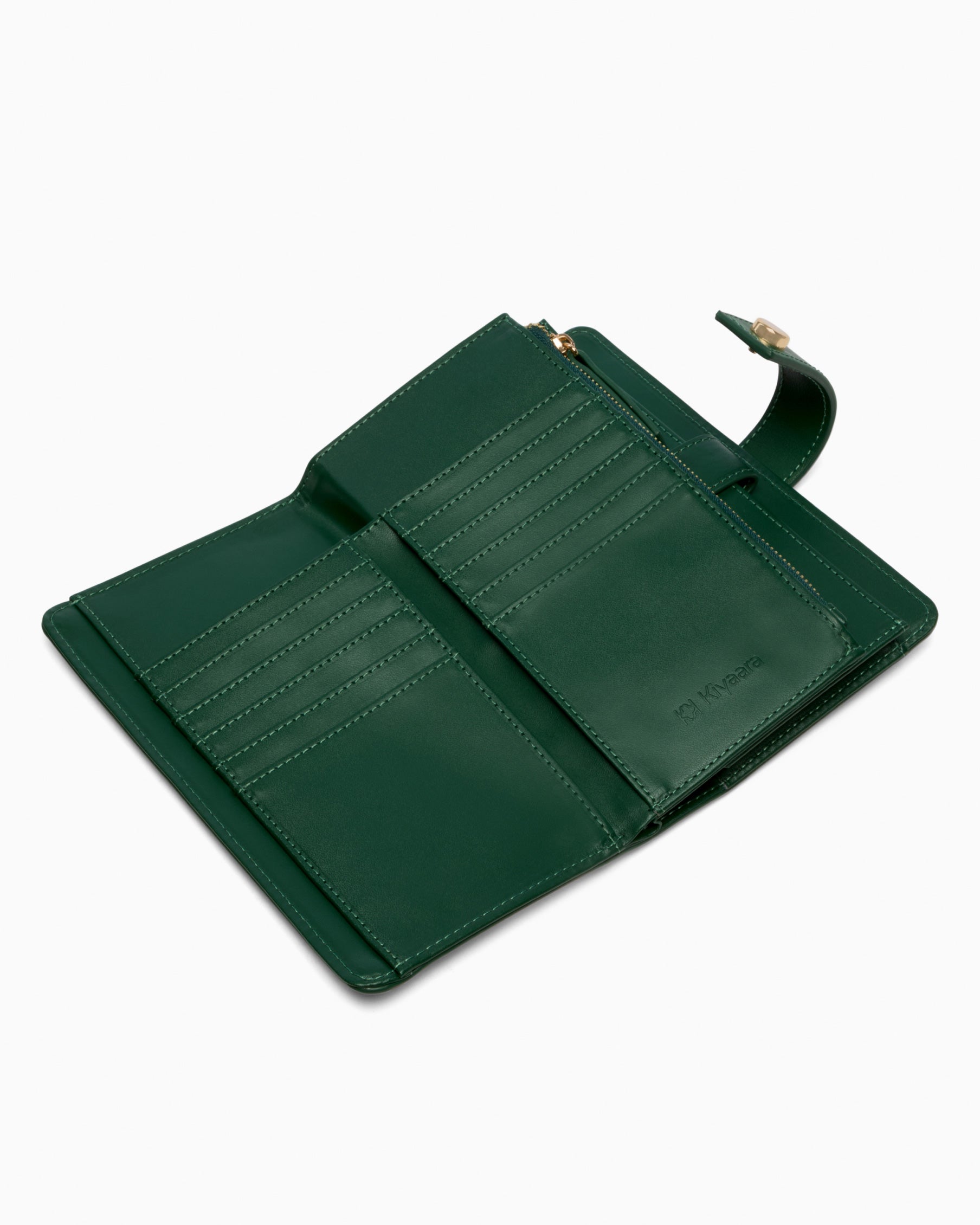 Pixi Zipper Wallet Forest Green