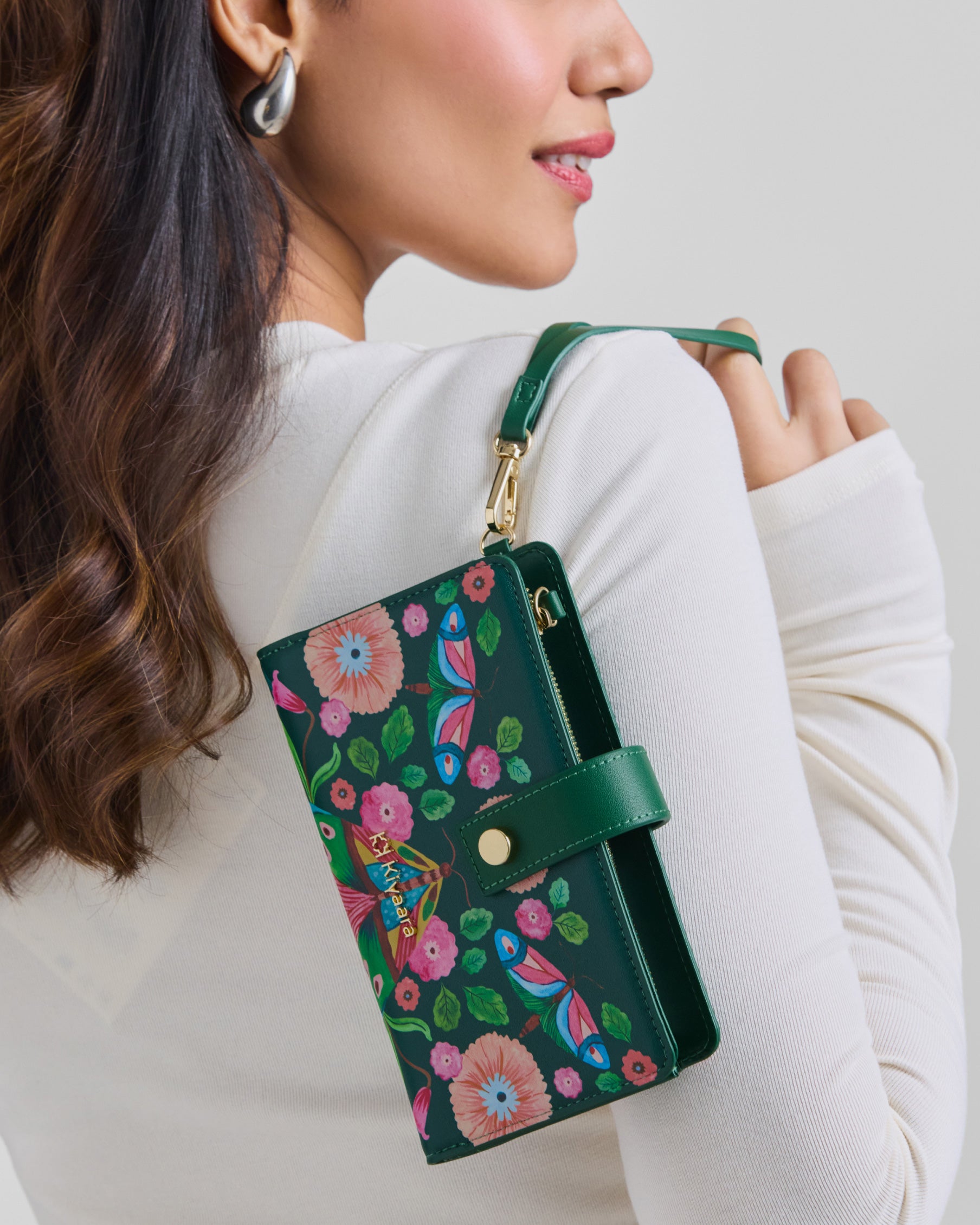 Pixi Zipper Wallet Forest Green