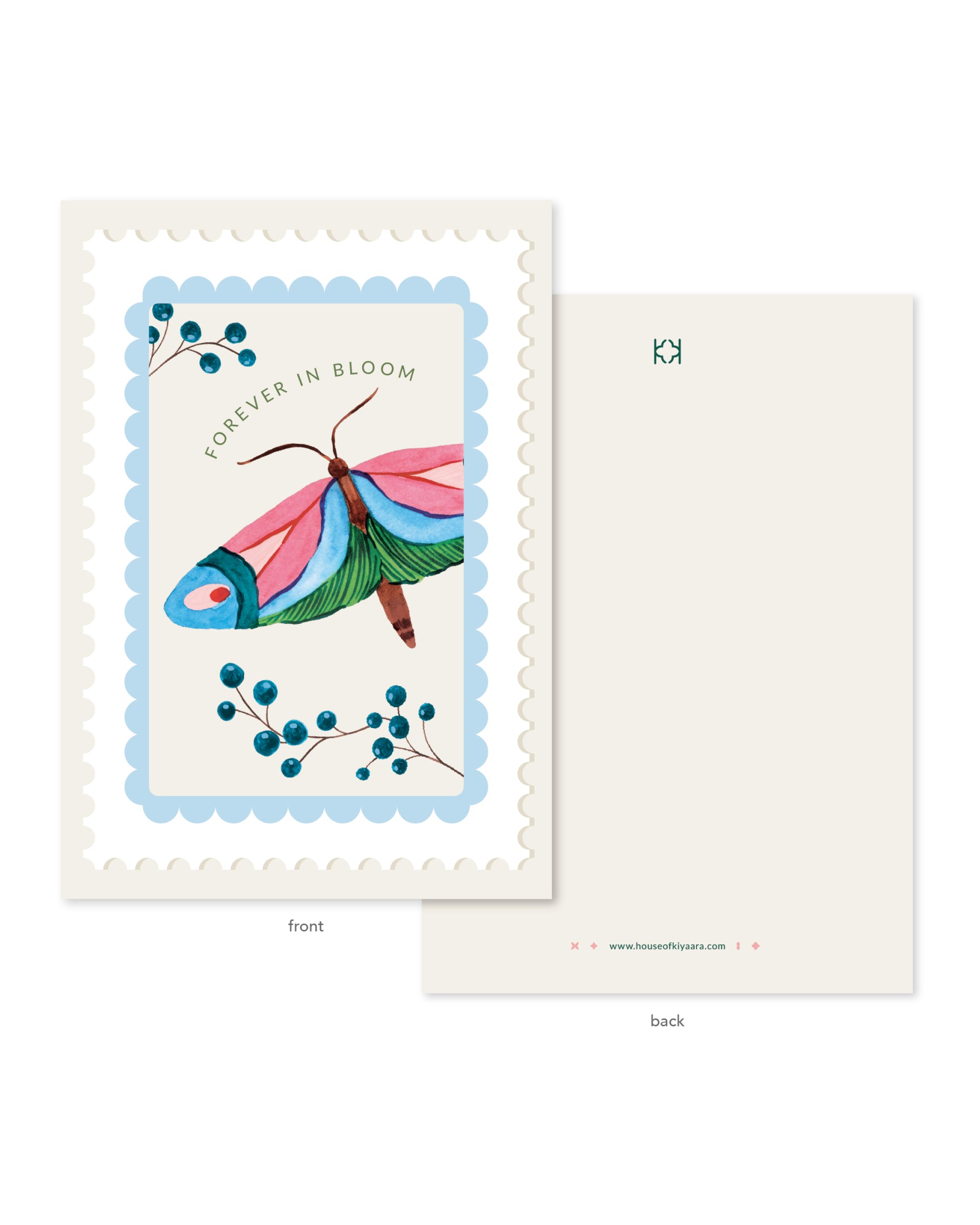 Farasha Greeting Cards - Set Of 4