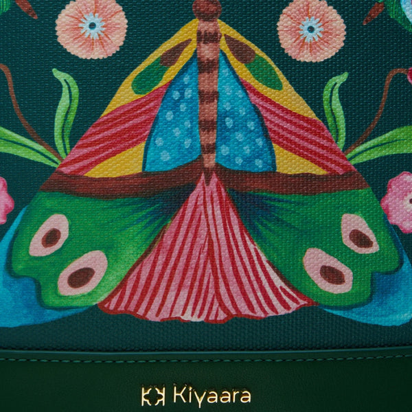 Original Farasha motifs bring colour and character to an everyday backpack.