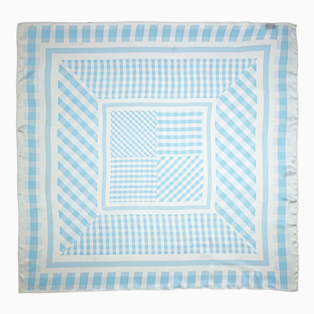 Chequered Large Square Scarf