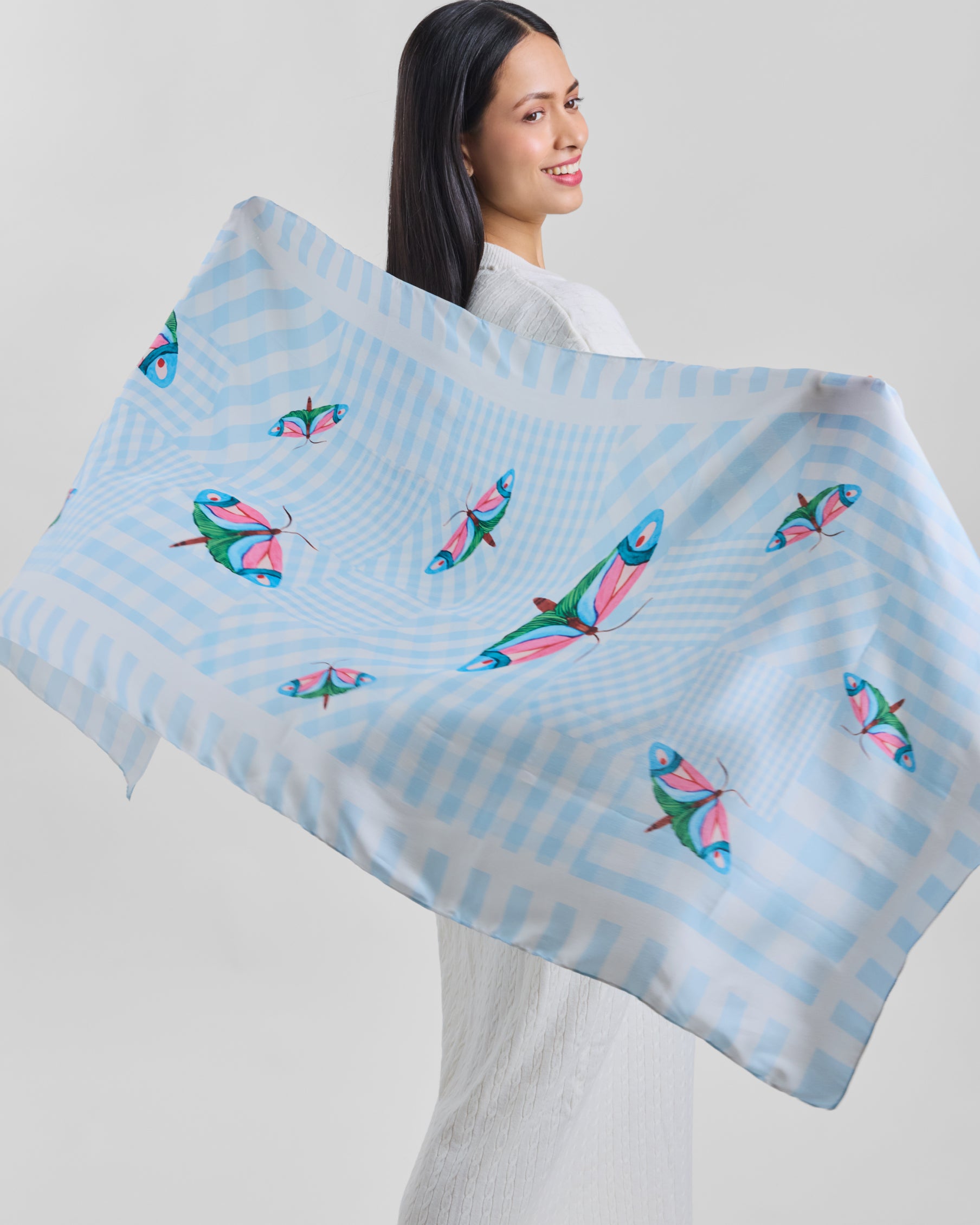 Dottie Stole Sky Blue