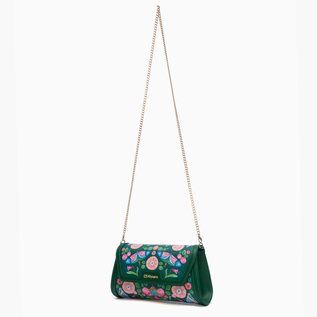 Flutter Clutch Bag Forest Green