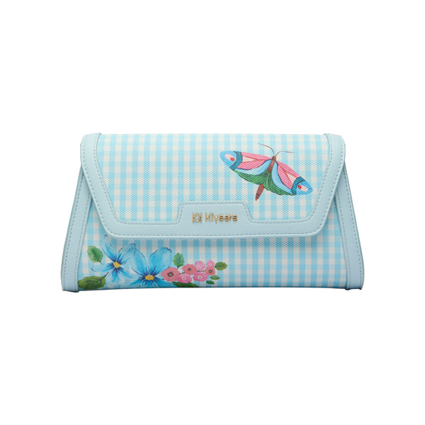 Flutter Clutch Bag Sky Blue