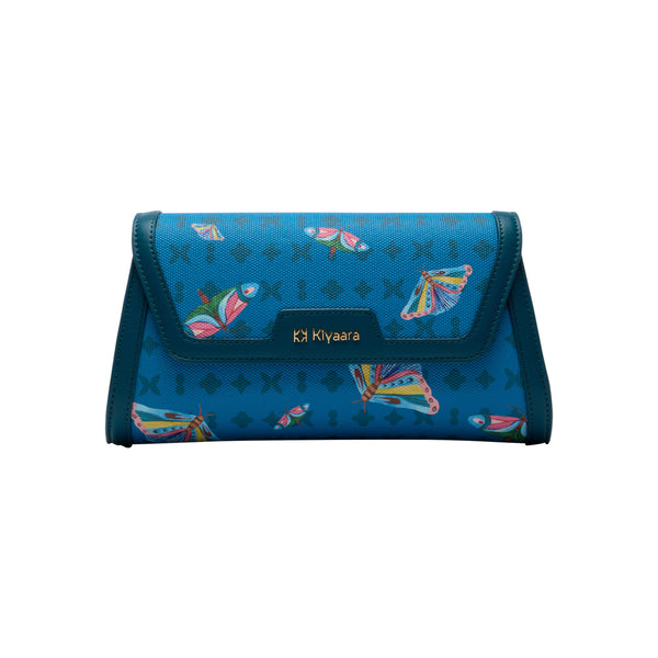 Flutter Clutch Bag Midnight Blue