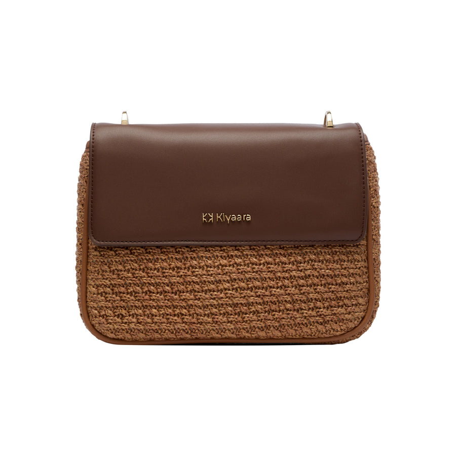 Fable Sling Crossbody Bag Brown