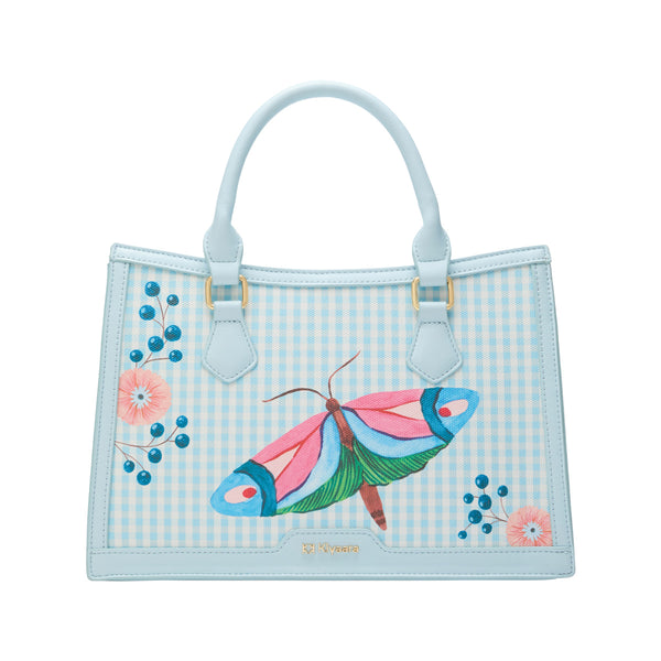 In Bloom Handbag Sky Blue