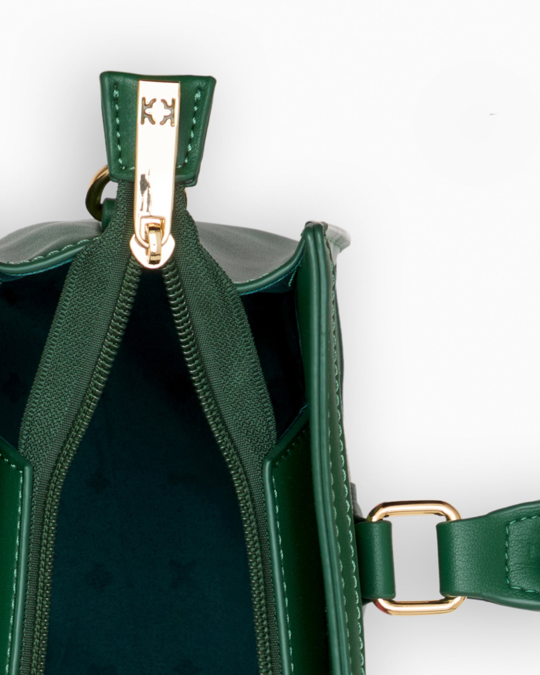 In Bloom Handbag Forest Green