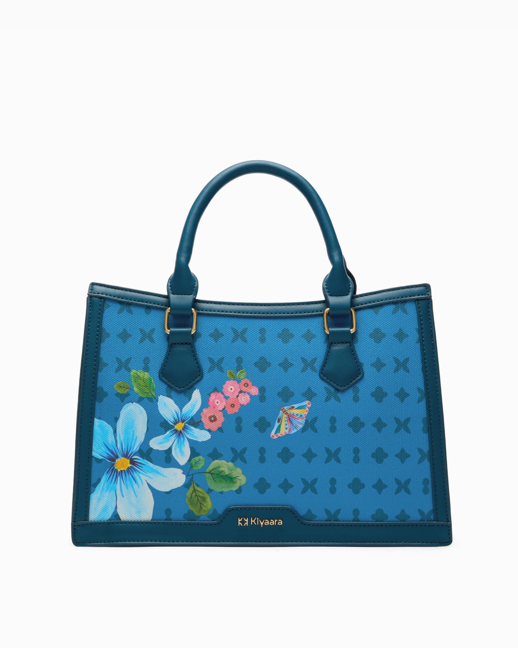 In Bloom Handbag Midnight Blue