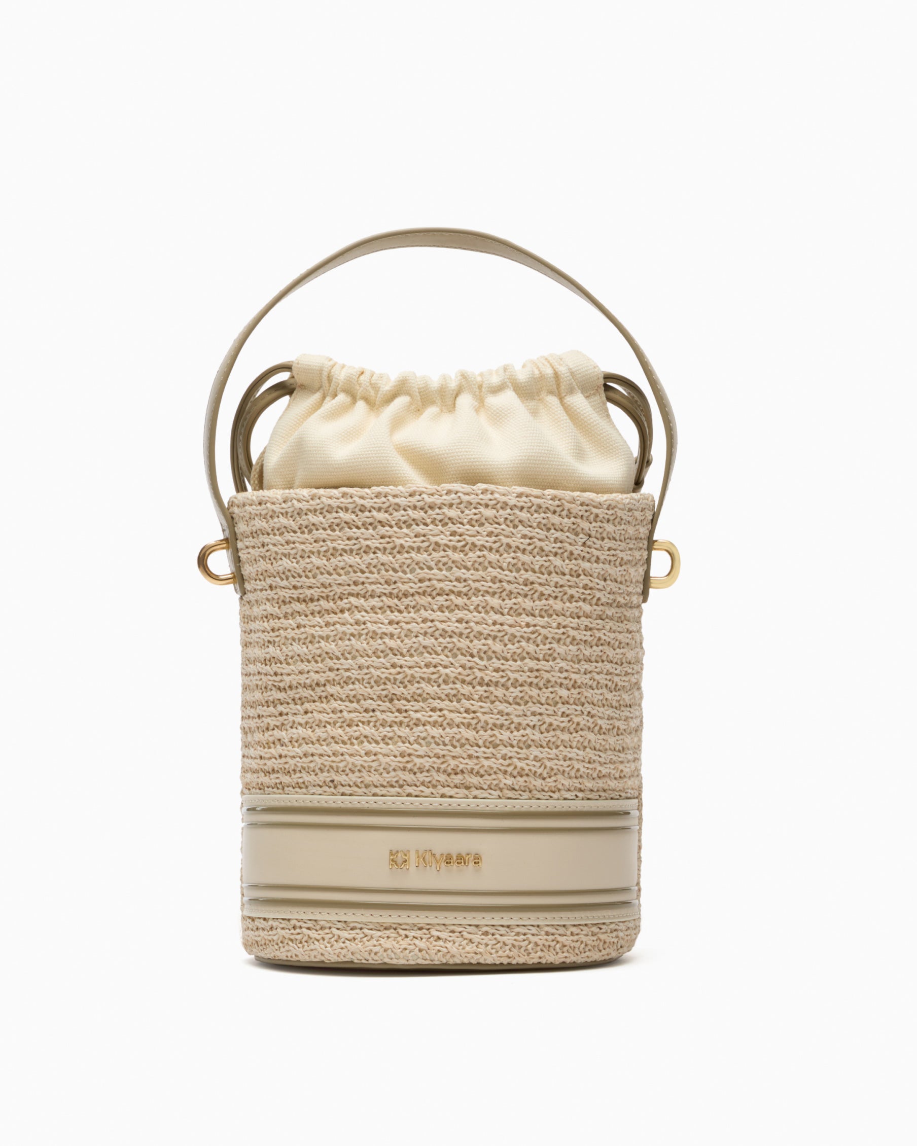 Knotty Bucket Bag Beige