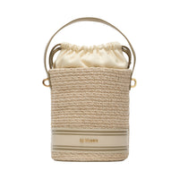 Knotty Bucket Bag Beige