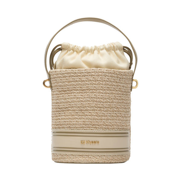 Knotty Bucket Bag Beige