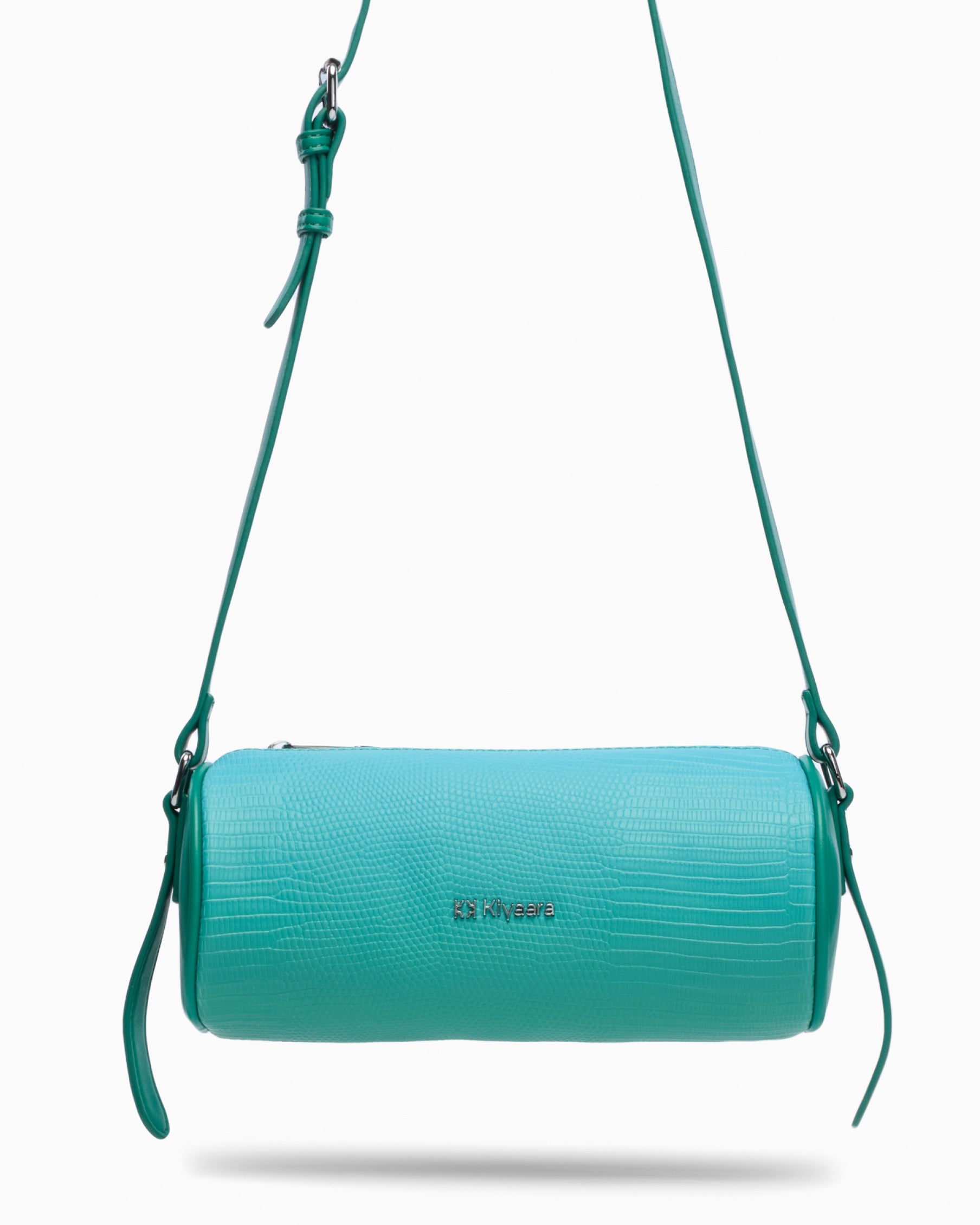 Luner Cylindrical Crossbody Bag Green Ombre