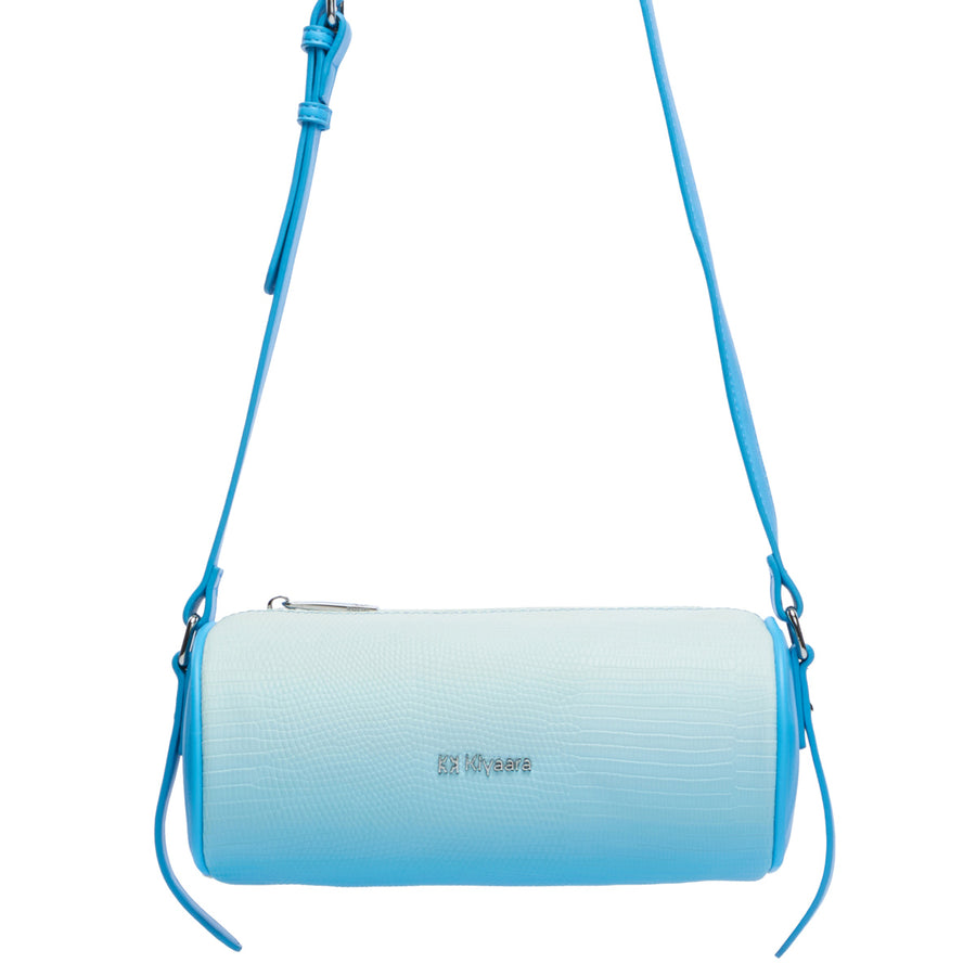 Luner Cylindrical Crossbody Bag Blue Ombre
