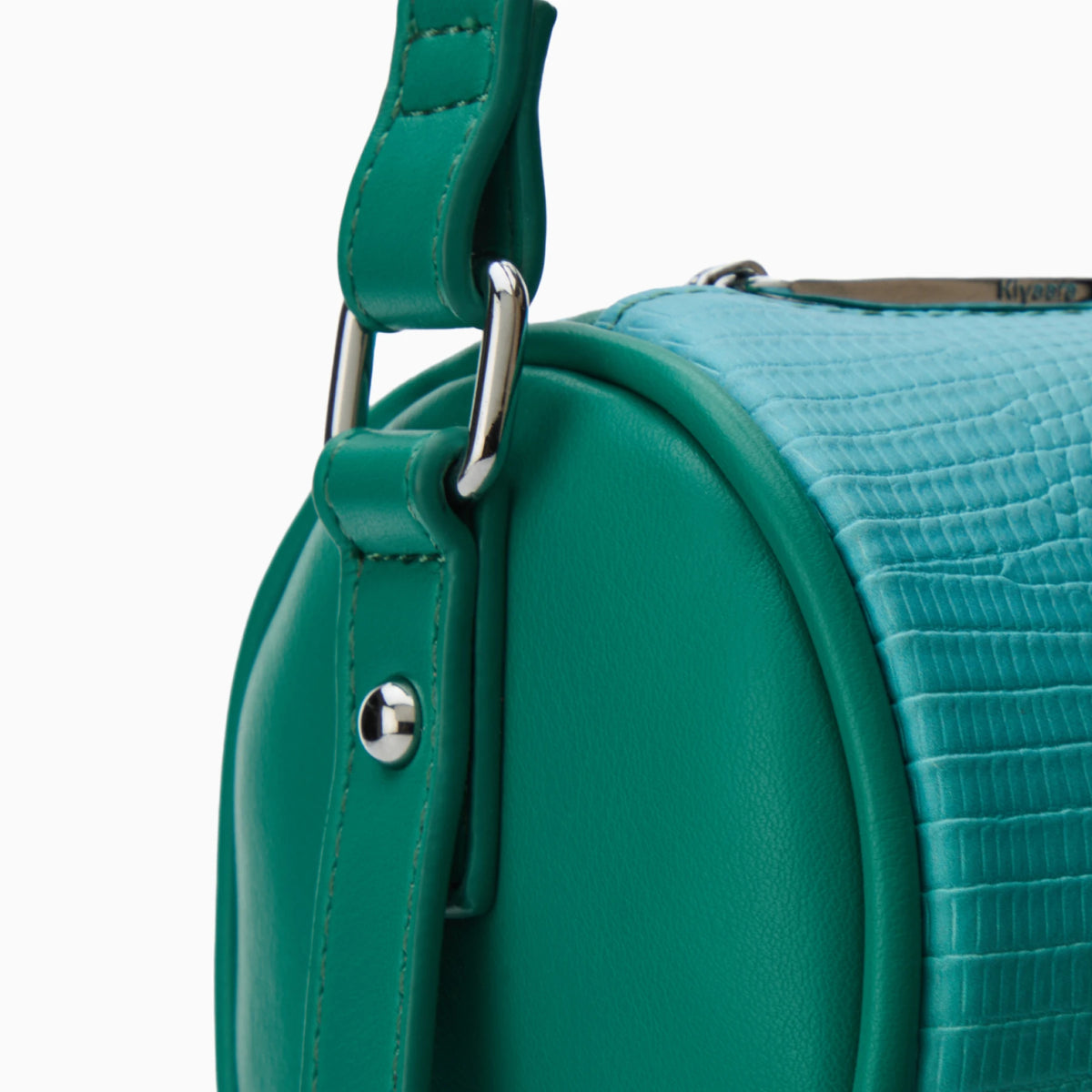Luner Cylindrical Crossbody Bag Green Ombre