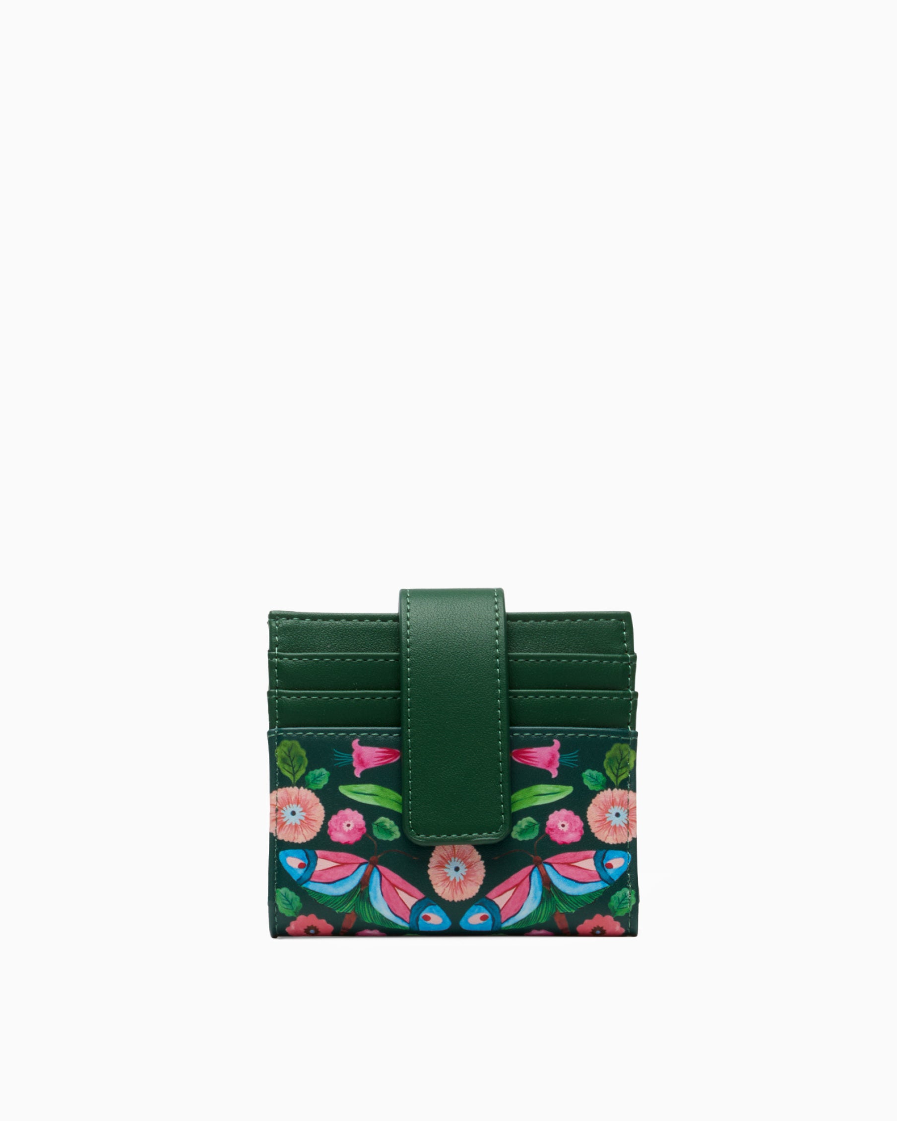 Milly Card Holder in Forest Green | Vegan Leather Slim Card Holder