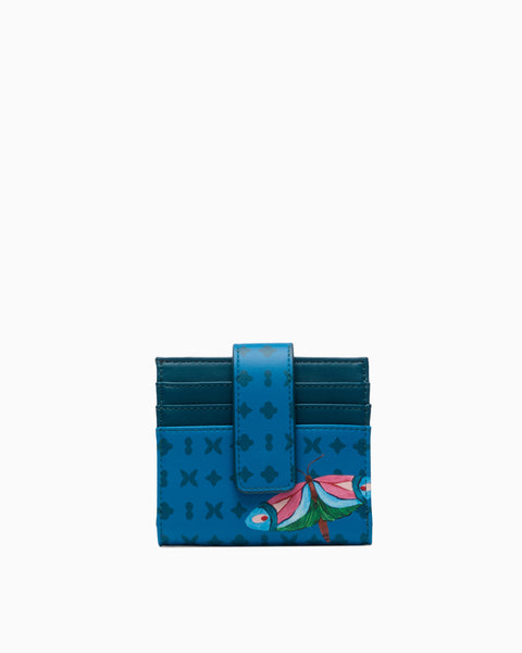 Milly Card Holder in Midnight Blue | Vegan Leather Slim Card Holder