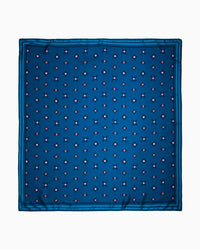 Muse Large Square Scarf Midnight Blue