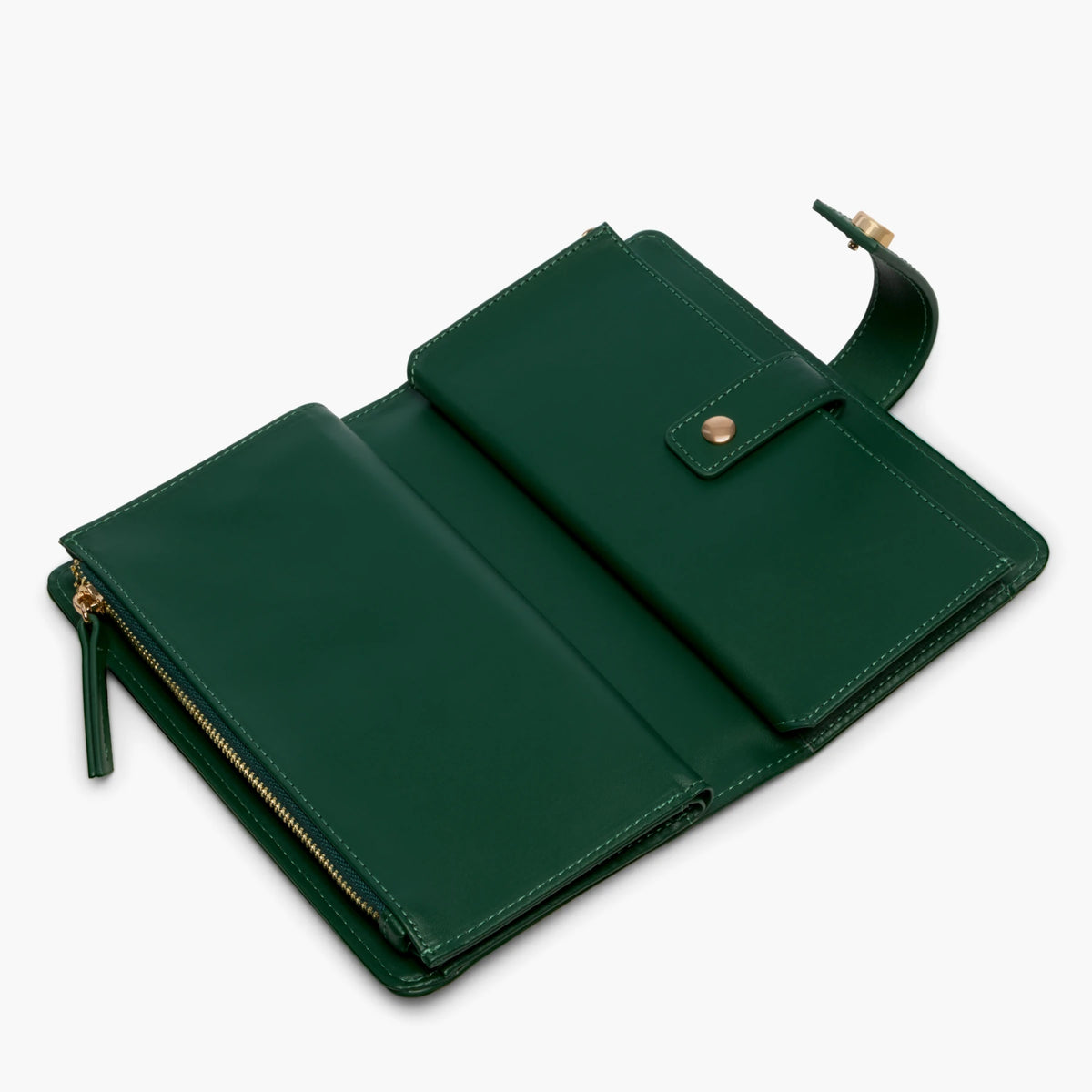 Pixi Zipper Wallet Forest Green