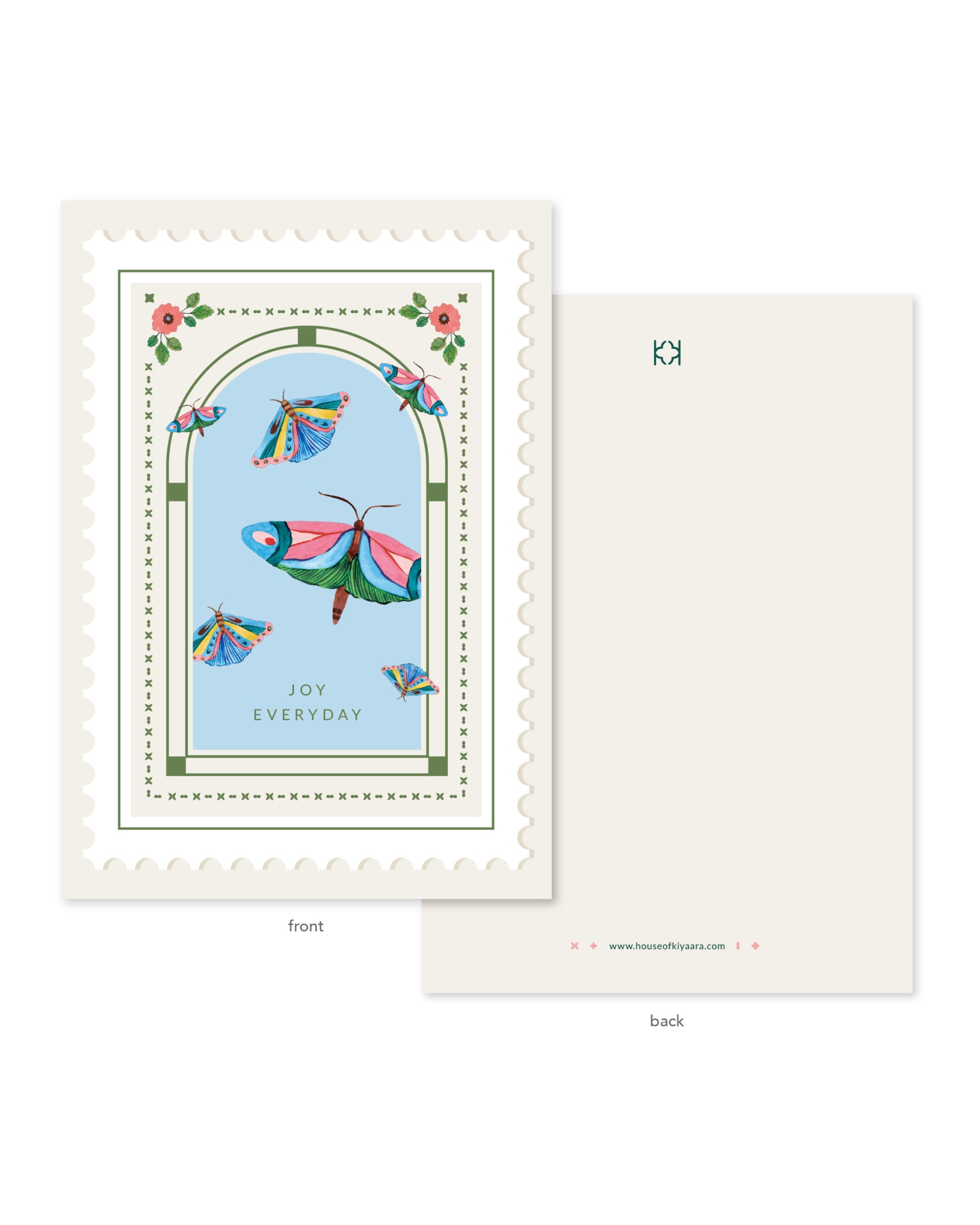 Farasha Greeting Cards - Set Of 4