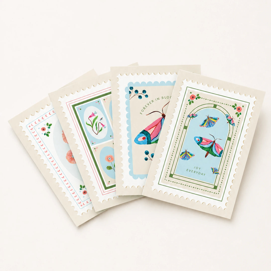 Farasha Greeting Cards - Set Of 4
