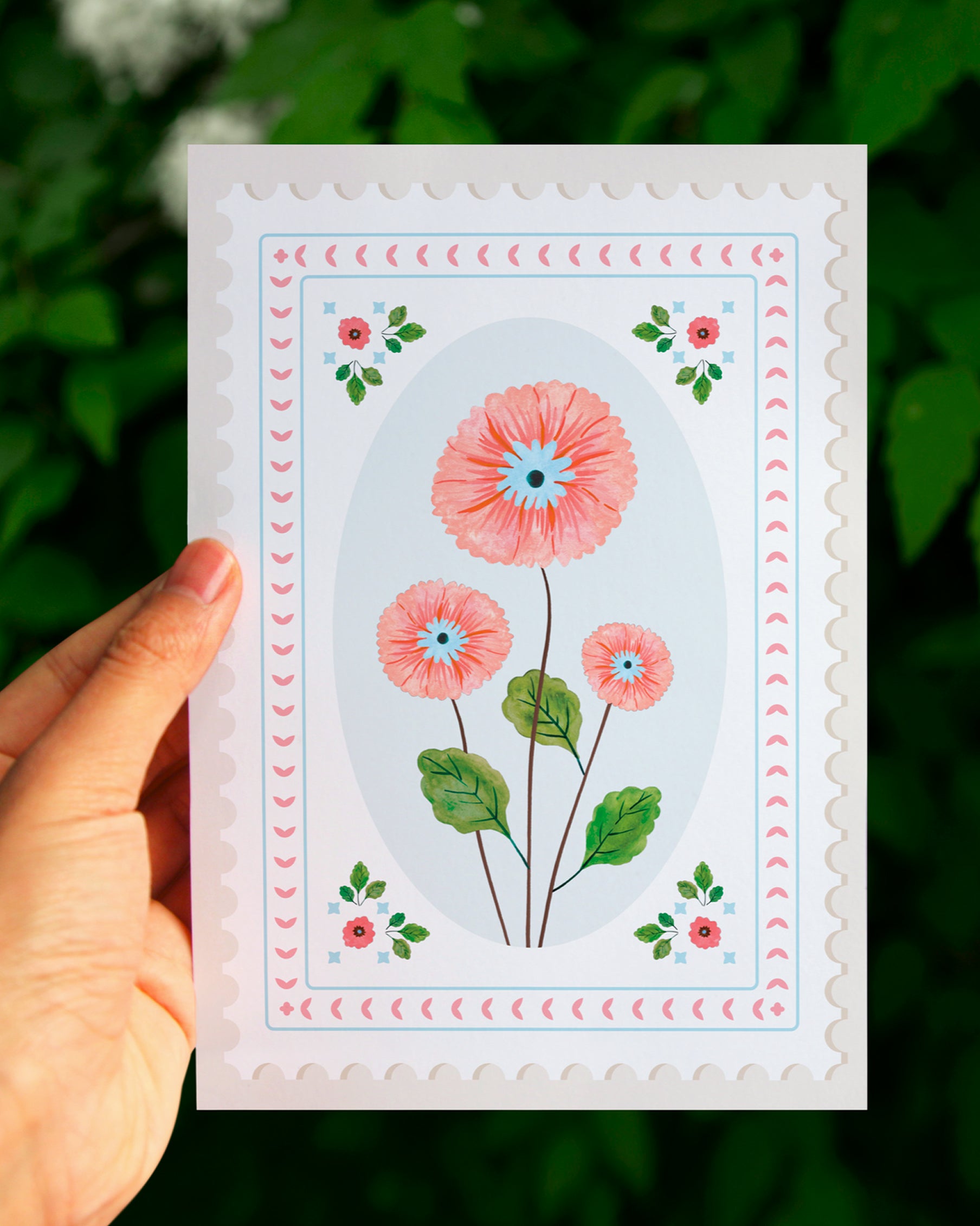 Farasha Greeting Cards - Set Of 4
