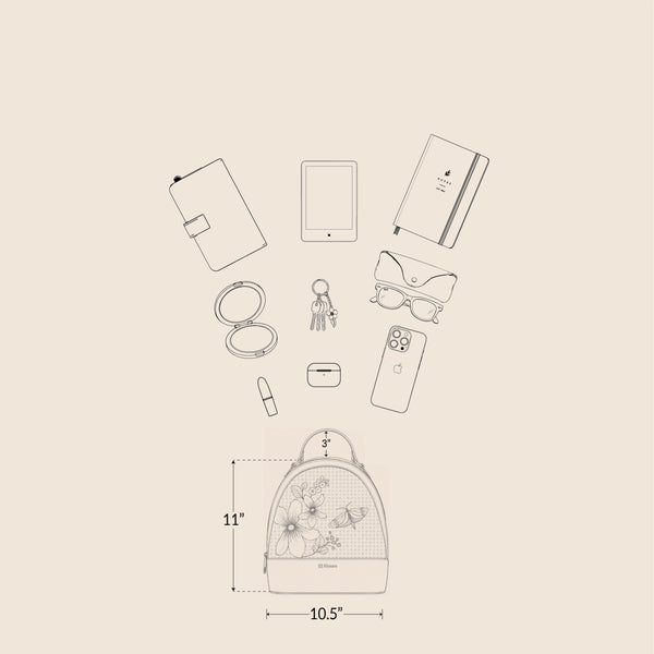 Elisse Backpack Sky Blue - specifications