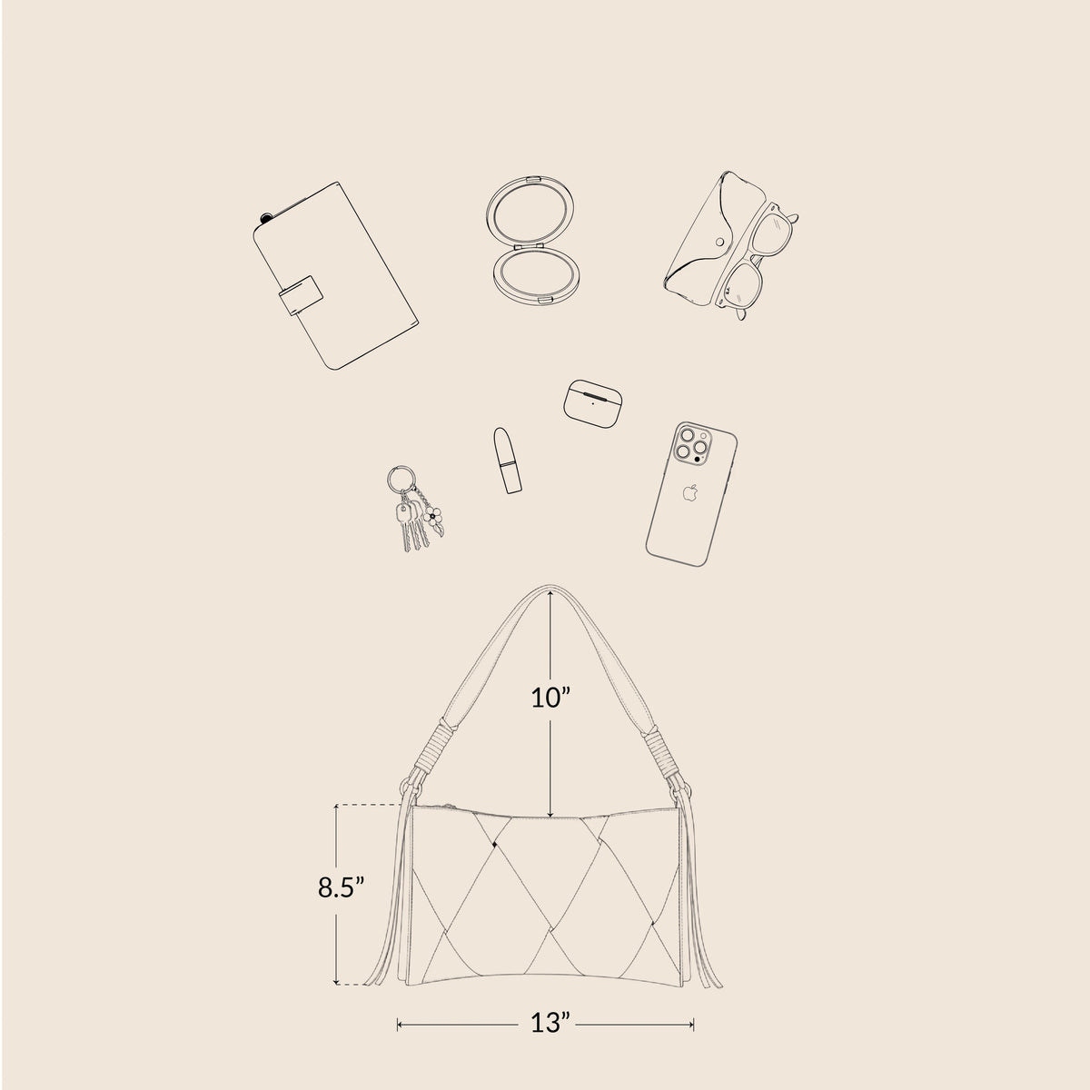 What fits inside the Ila Sling Bag