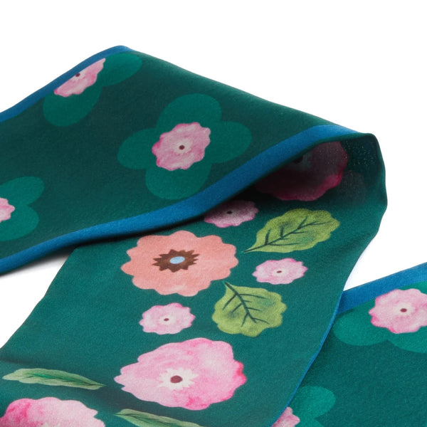 Lightweight satin-silk with a fluid finish that catches the light beautifully.