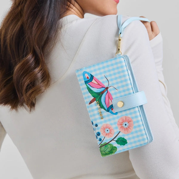 A compact printed wallet that brings Farasha art into your daily routine.